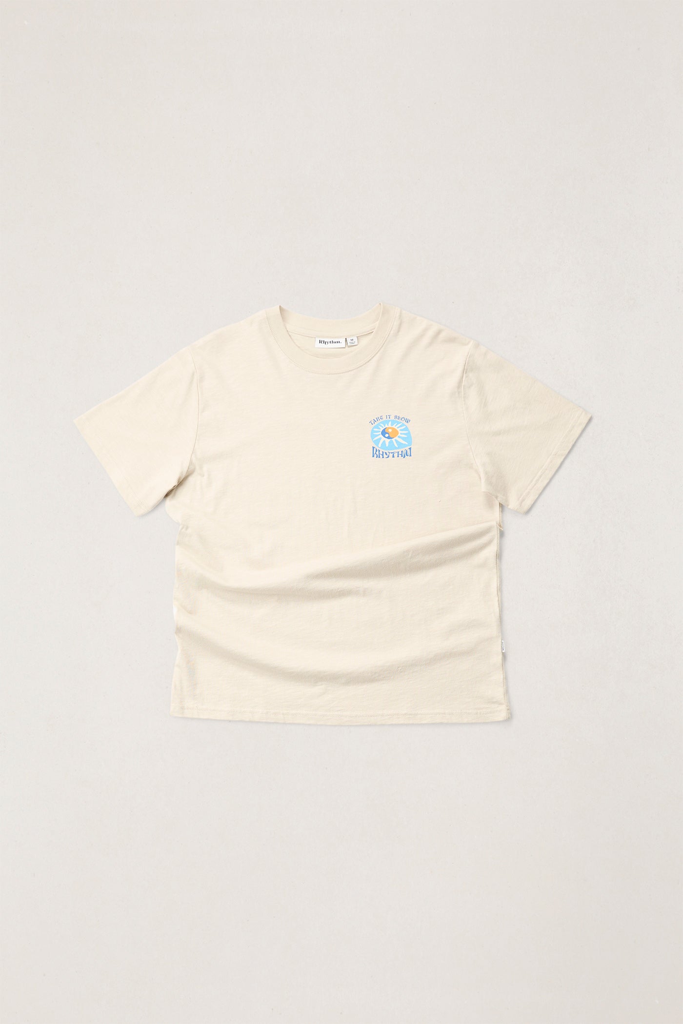 Slow Down Slub Ss T-Shirt Moonrock – Rhythm