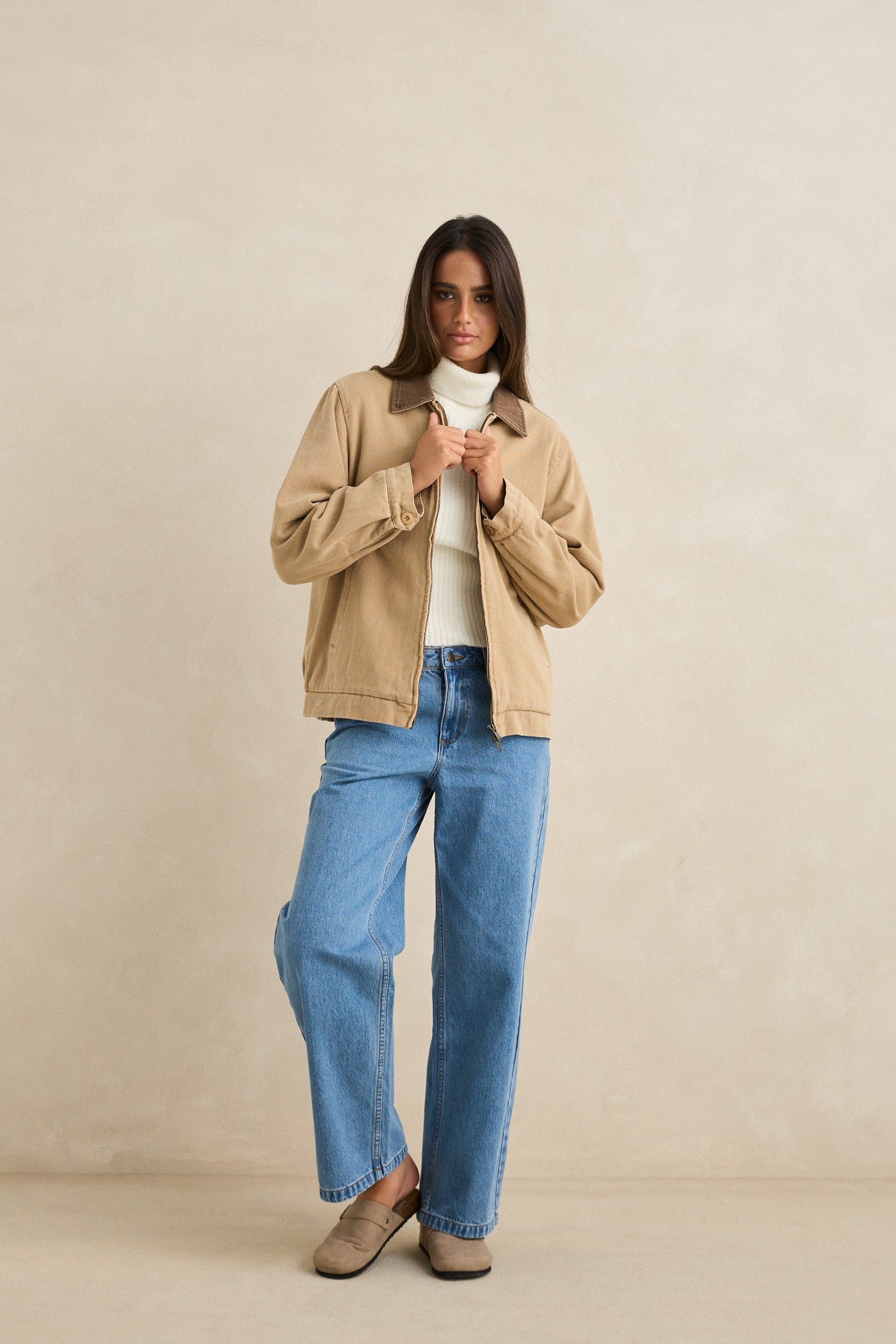 Jamie Jacket Sand – Rhythm