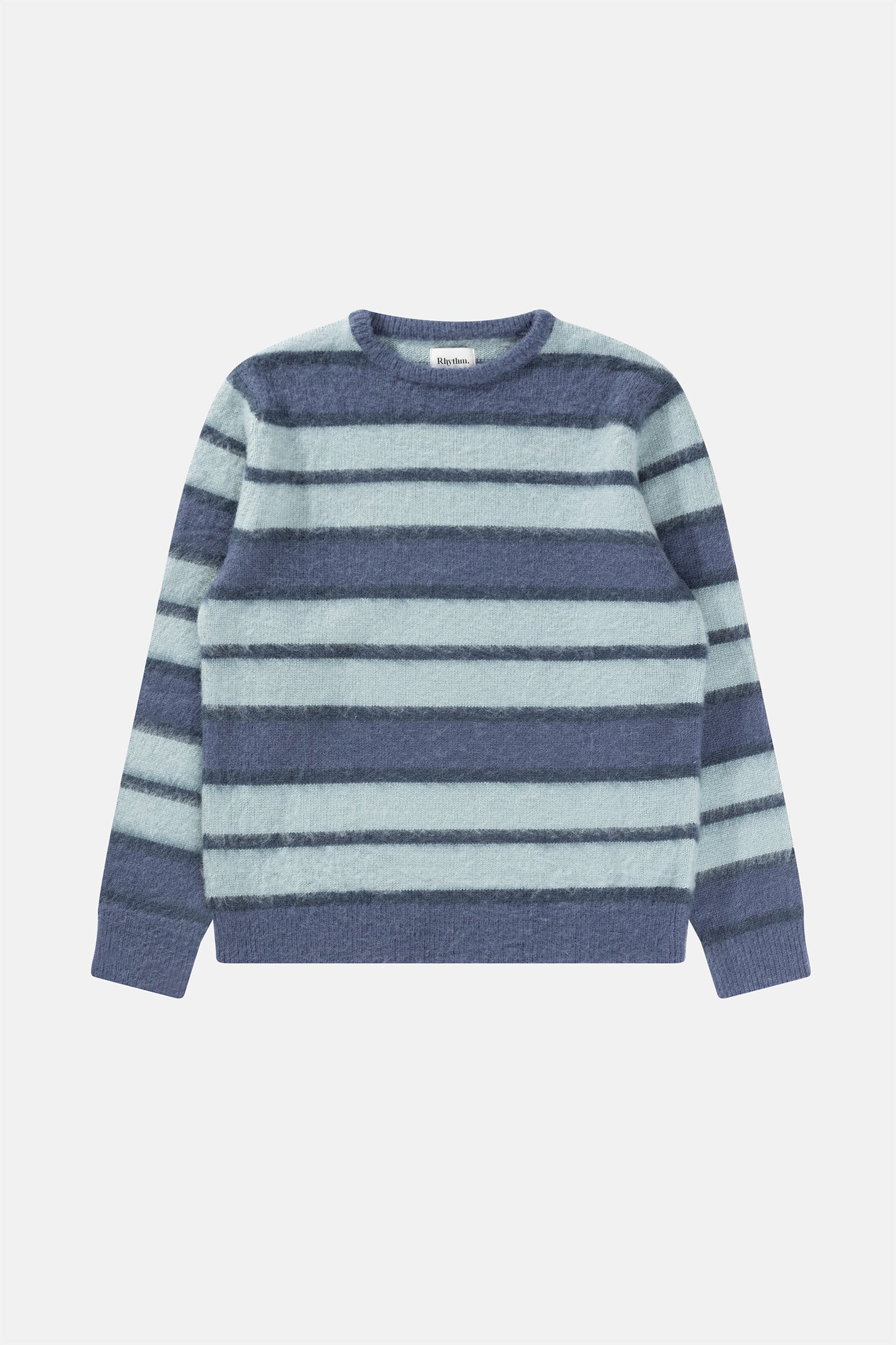 Harvey Mohair Stripe Knit Blue – Rhythm