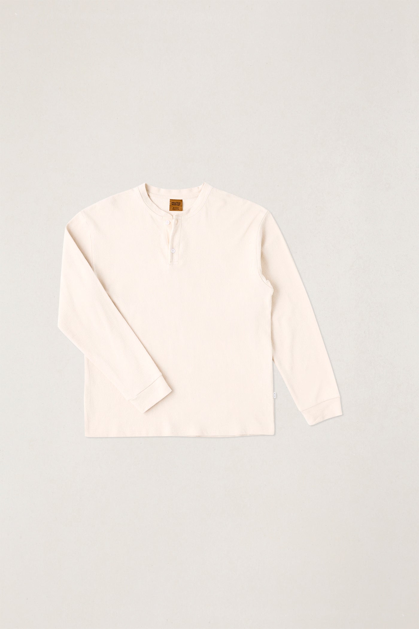 Vintage Jersey Ls Henley Natural – Rhythm