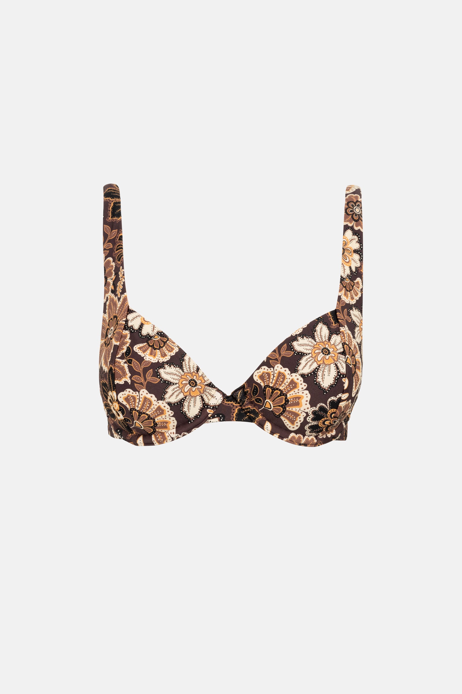 Cantabria Floral Underwire Top Brown – Rhythm