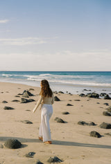 Paradise Wide Leg Pant White