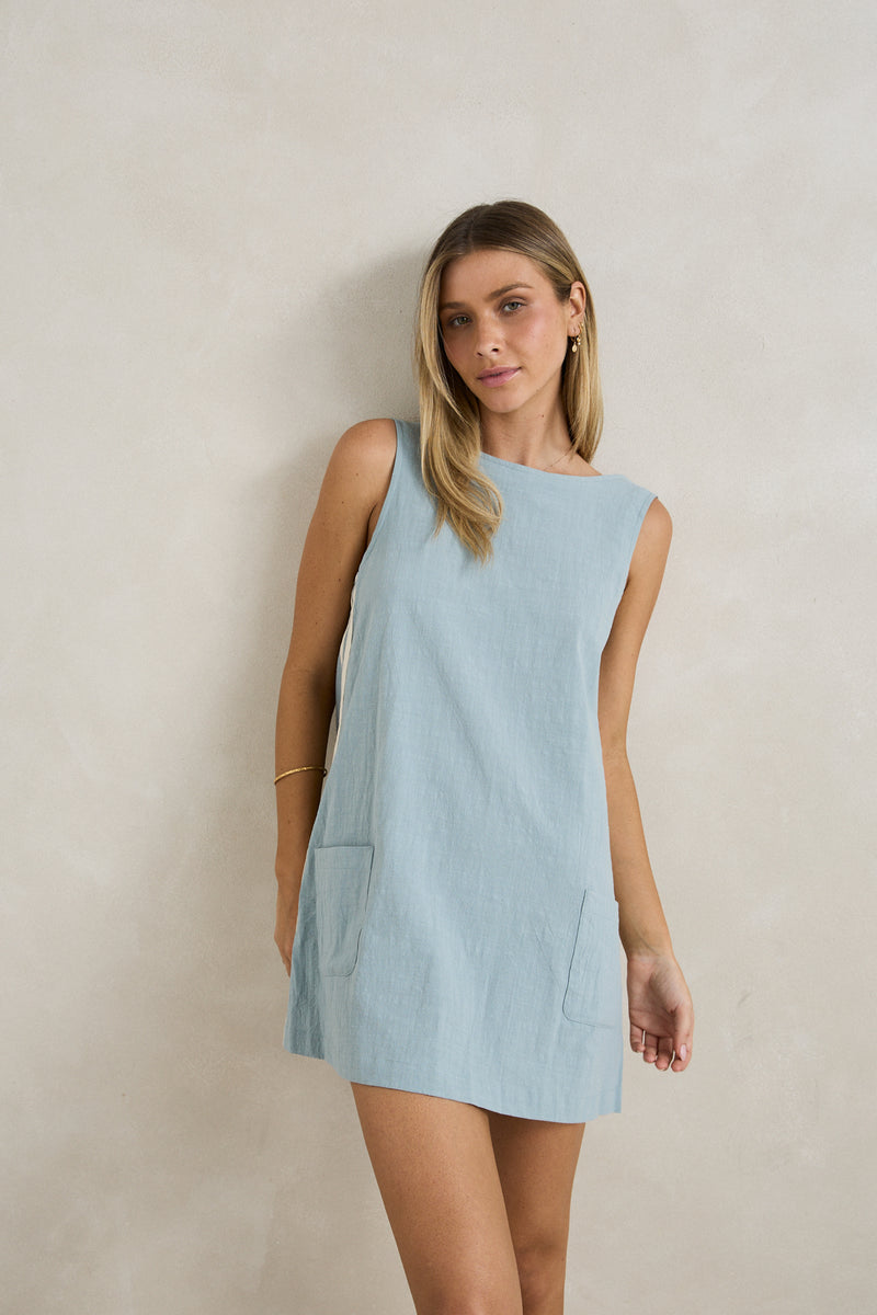 Hanalei Mini Dress Blue