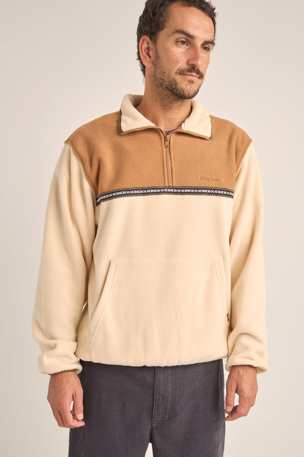 Alder Half Zip Pull Over Latte