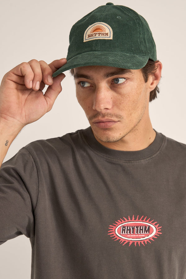 Awake Cord Cap Vintage Green