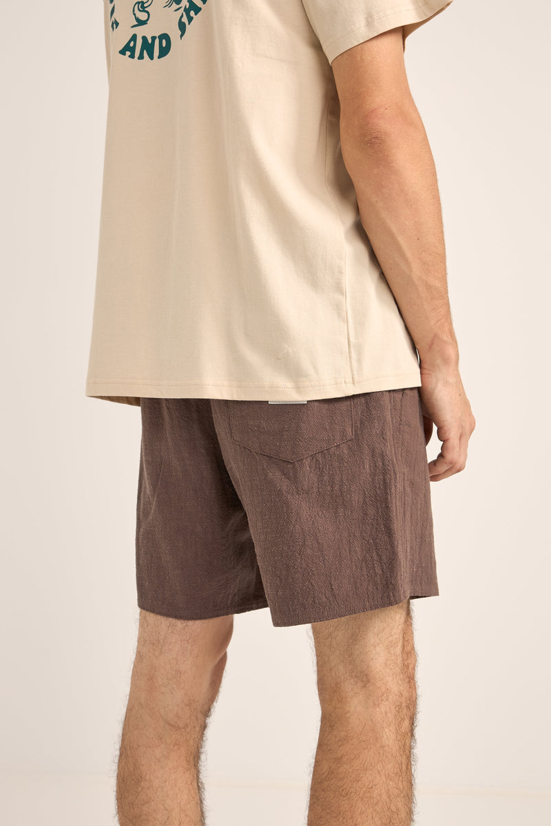 Textured Linen Jam Silt