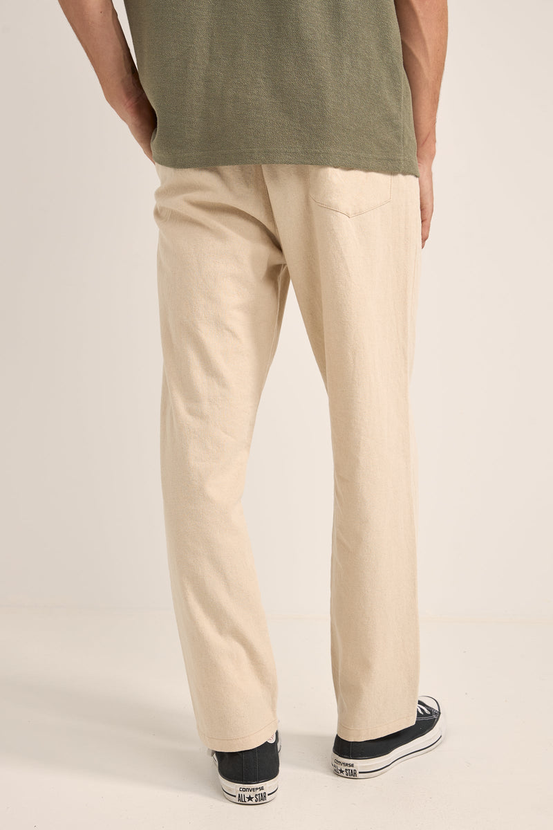 Linen Jam Pant Bone