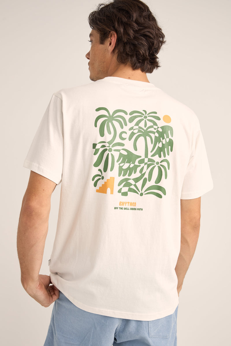 Trees Ss T-Shirt Vintage White