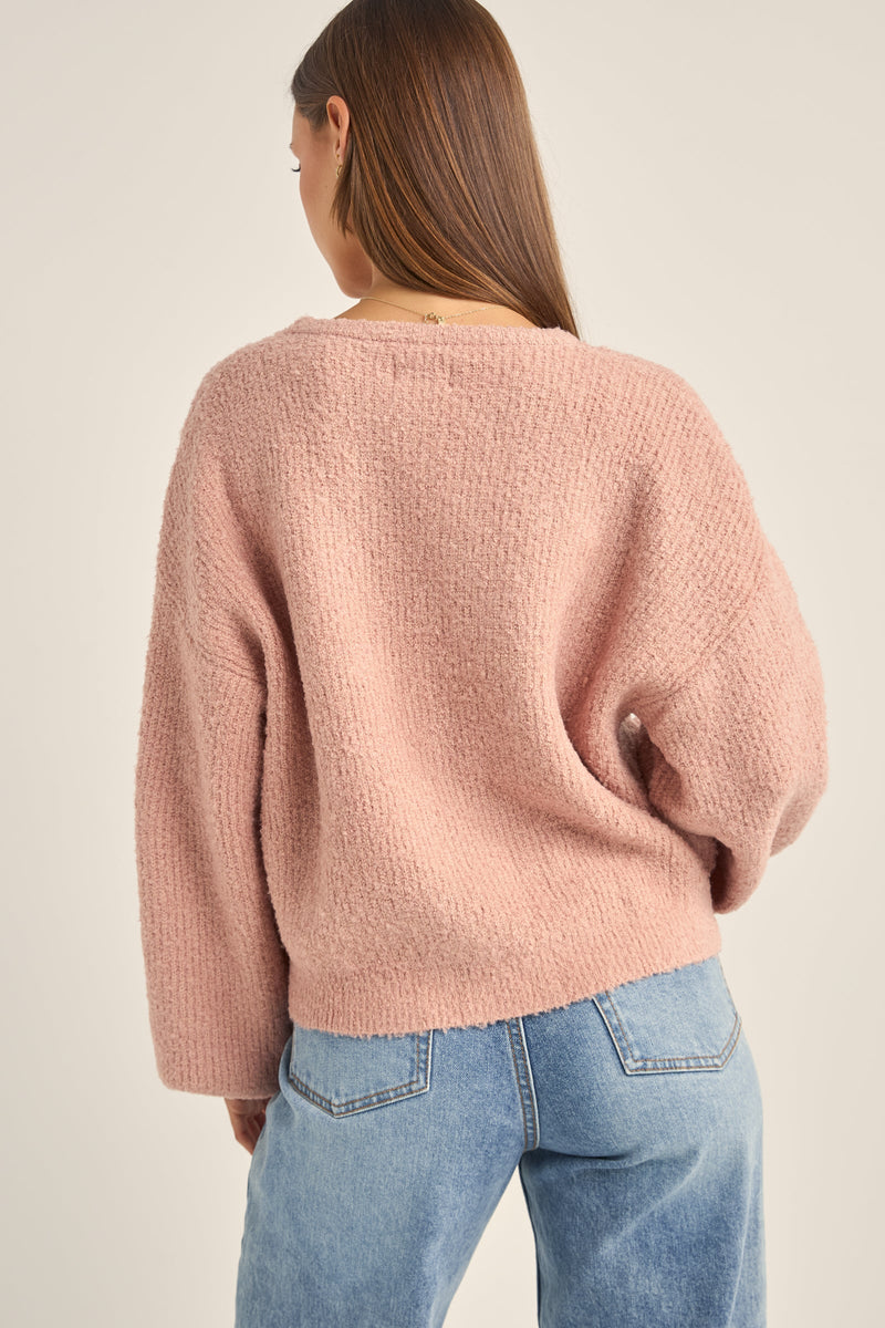 Quinn Knit Jumper Pink