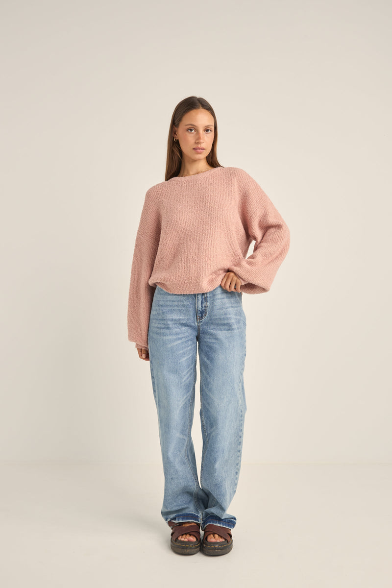 Quinn Knit Jumper Pink