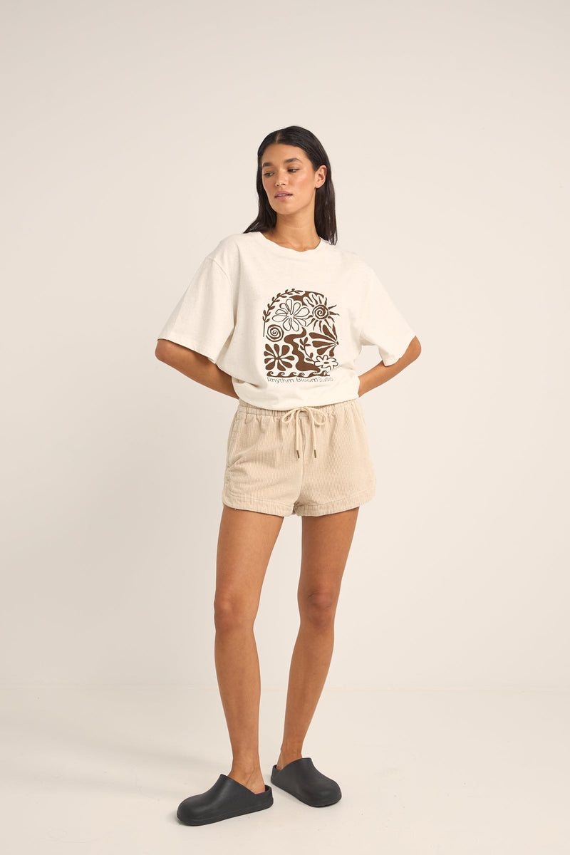 Mazzy Corduroy Short Sand