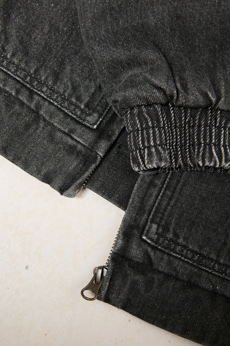 Denim Bomber Jacket