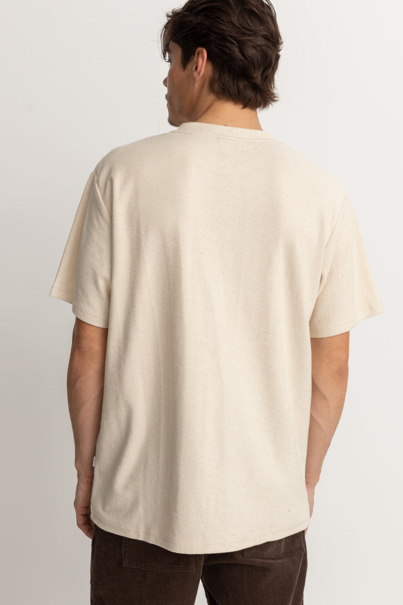 Vintage Terry Ss T-Shirt Natural