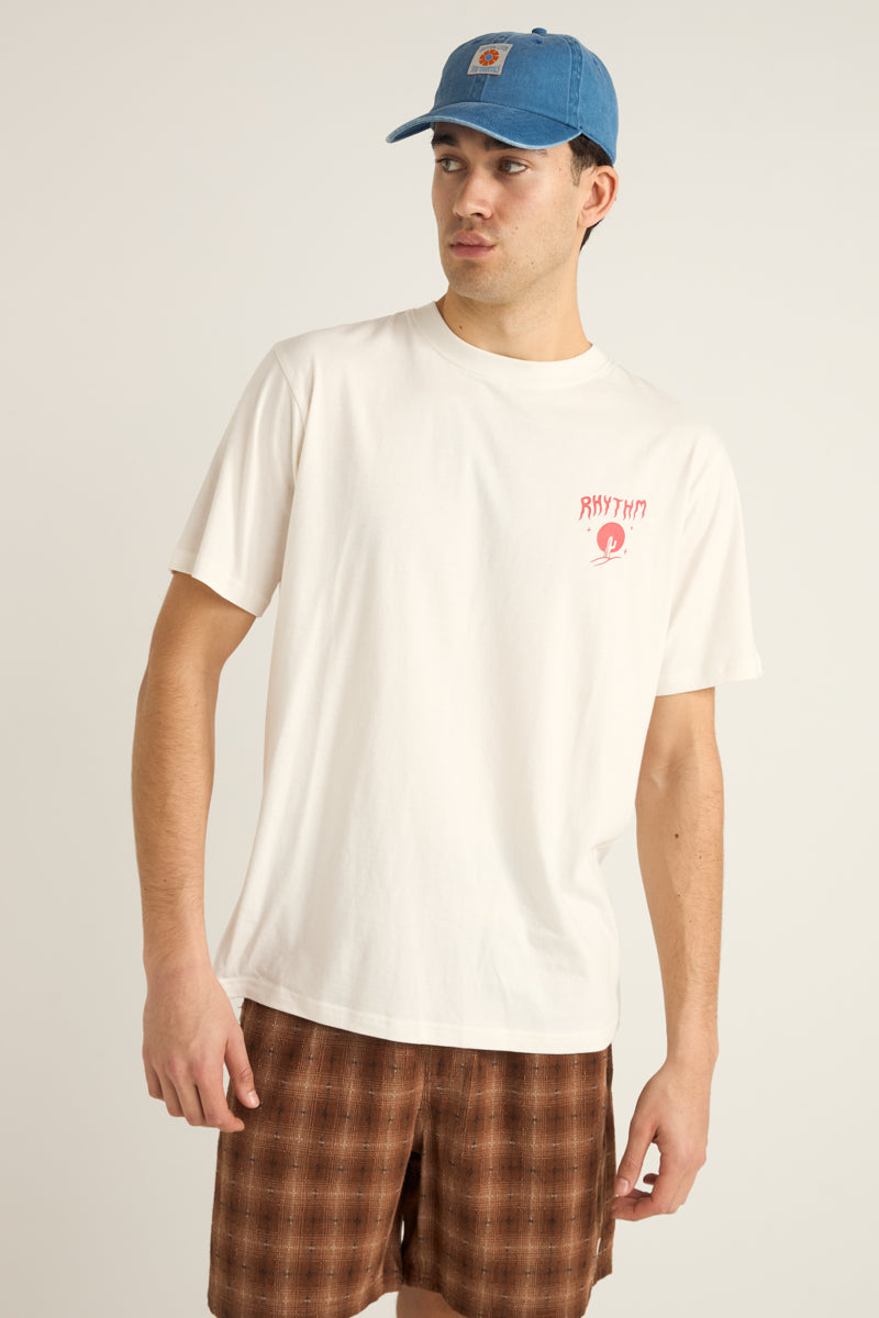 Desert Locals Ss T-Shirt Vintage White