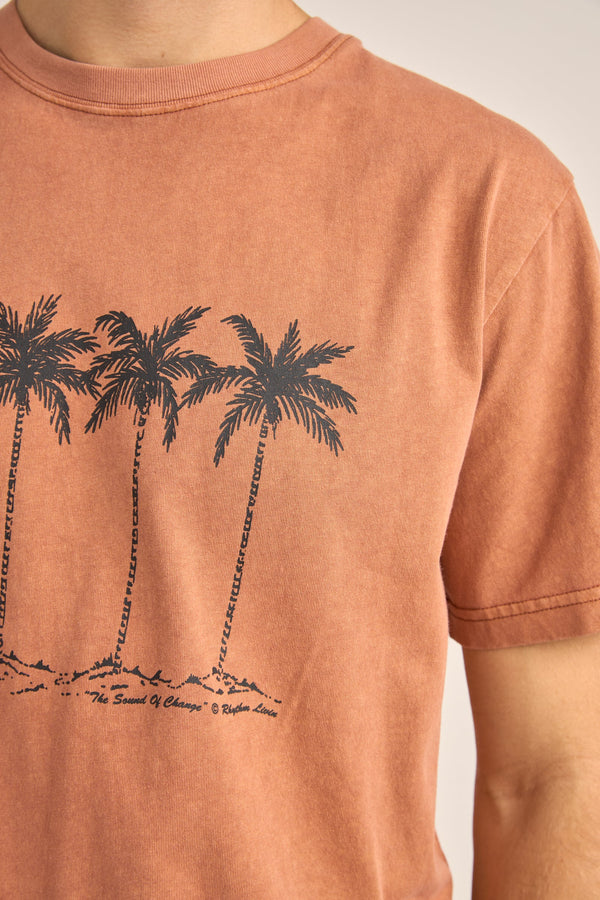 Vintage Palms Ss Shirt Clay