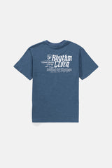 Livin Slub Ss T Shirt Vintage Blue