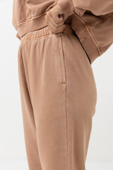 Stacked Track Pant Caramel
