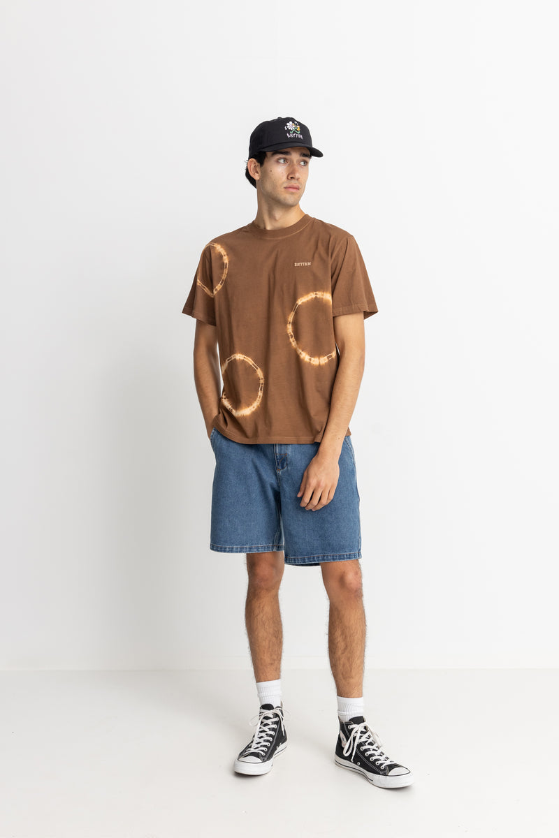 Tie Dye Ss T-Shirt Chocolate