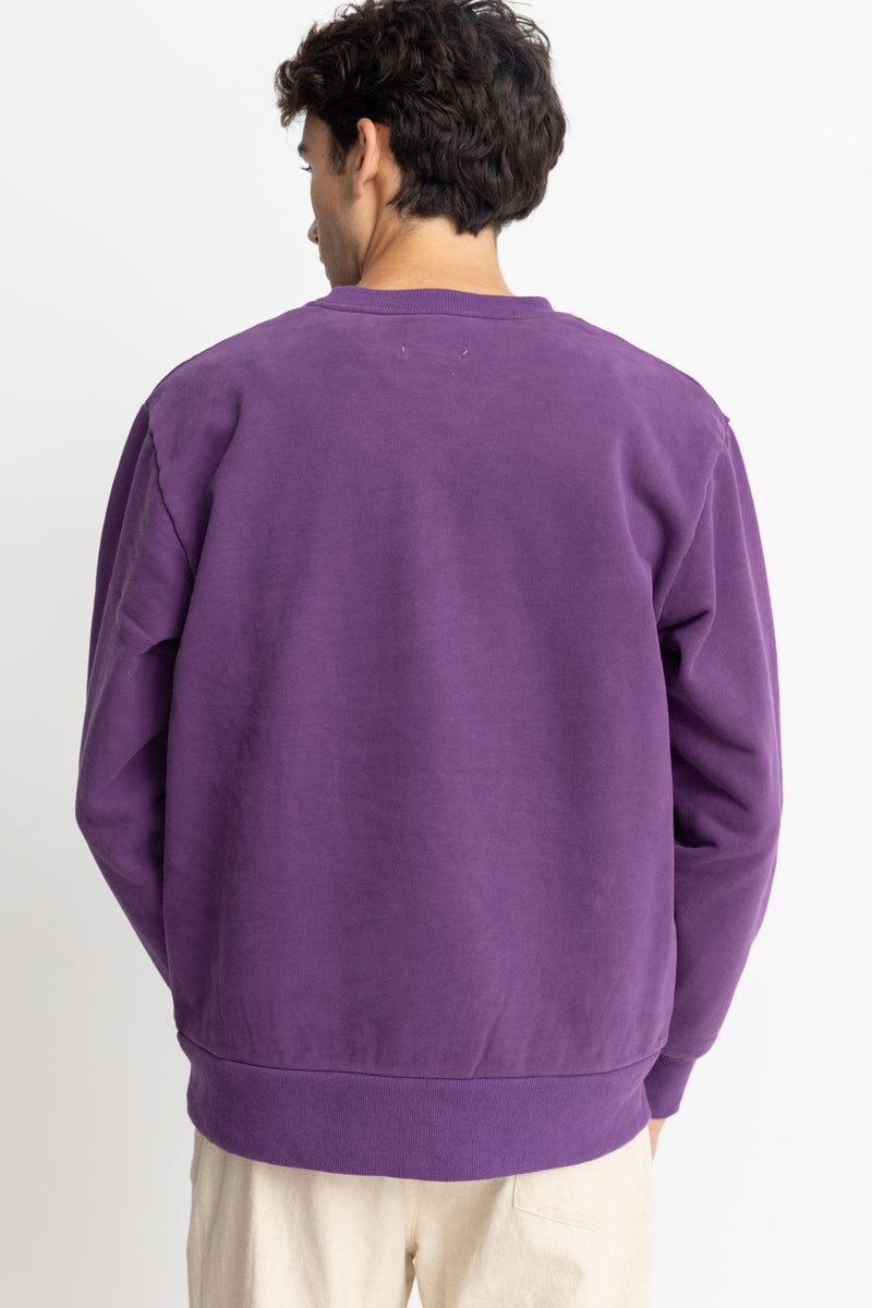 Heavyweight Fleece Crew Plum