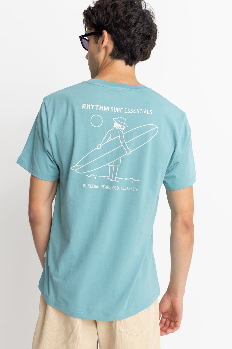 Lull Ss T-Shirt Mineral Blue