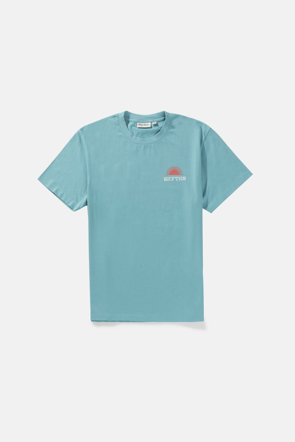 Lull Ss T-Shirt Mineral Blue