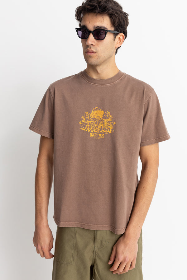 Fanclub Vintage Ss T-Shirt Brown