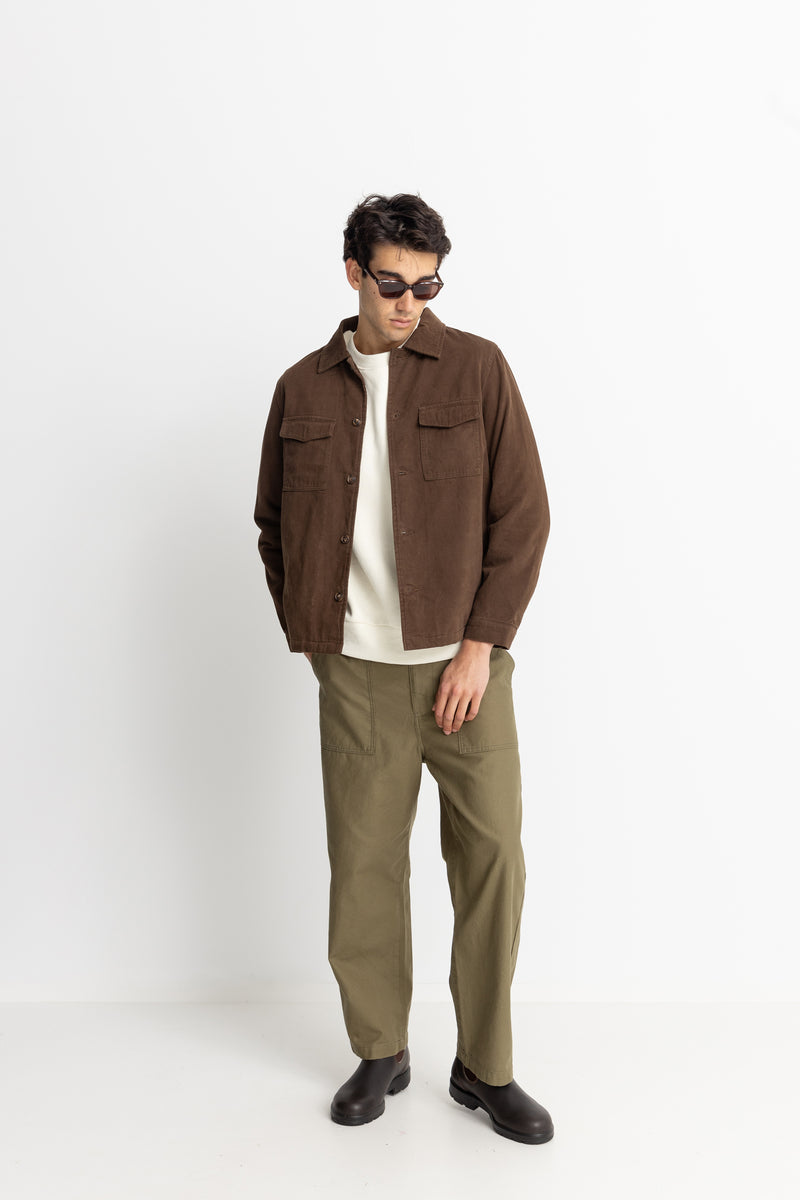 Insulated Overshirt Chocolate