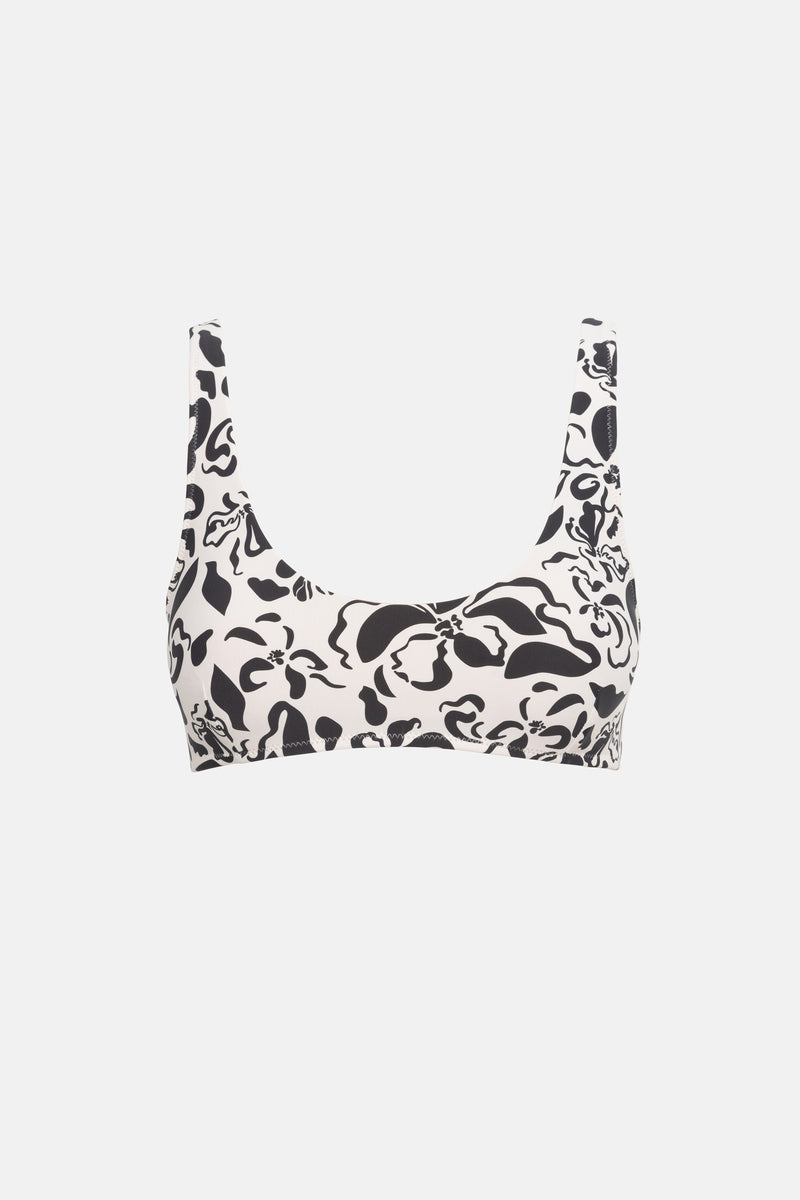 Sundance Floral Crop Top Natural