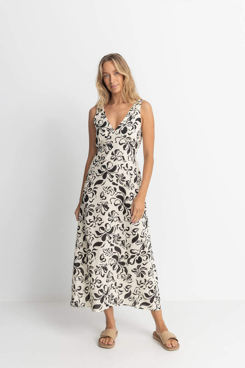 Sundance Floral Maxi Dress Natural