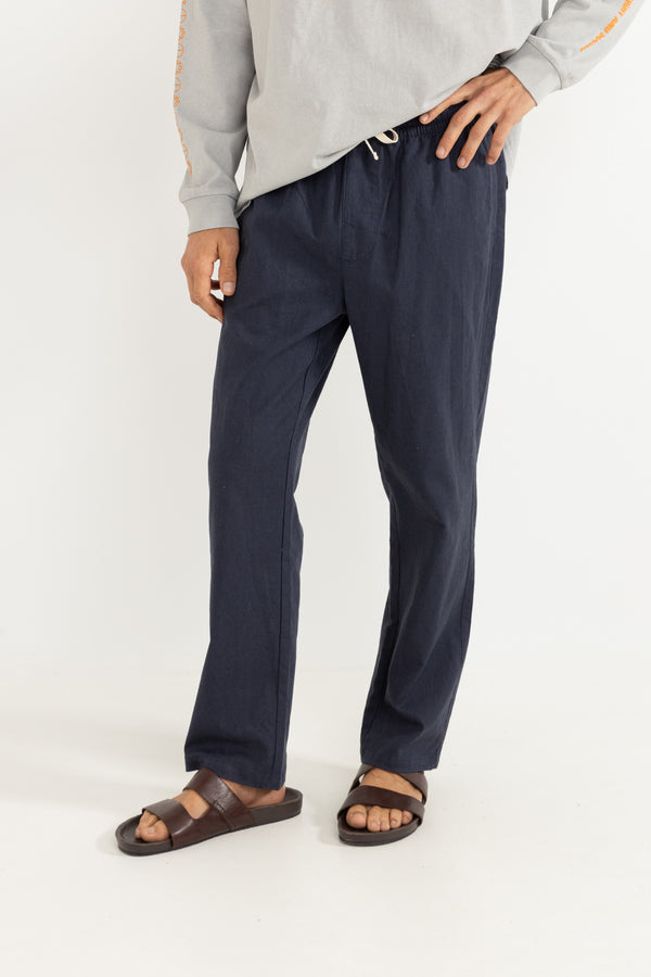 Linen Jam Pant Navy