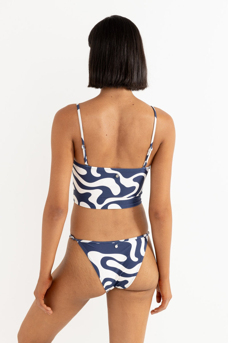 Waverly Scrunched Side Bandeau Tank Top