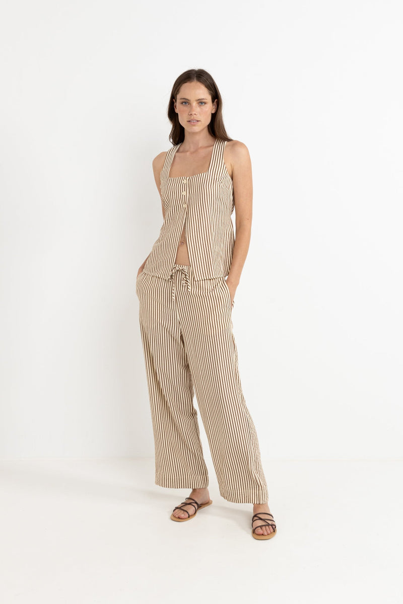Cove Stripe Long Vest