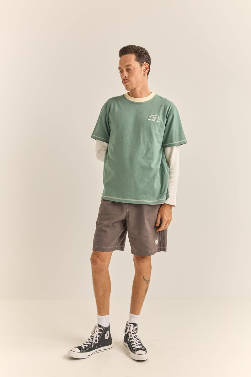 Oh Three Ss T-Shirt Teal