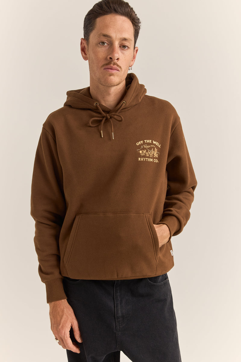 Worn Path Fleece Hood Brown