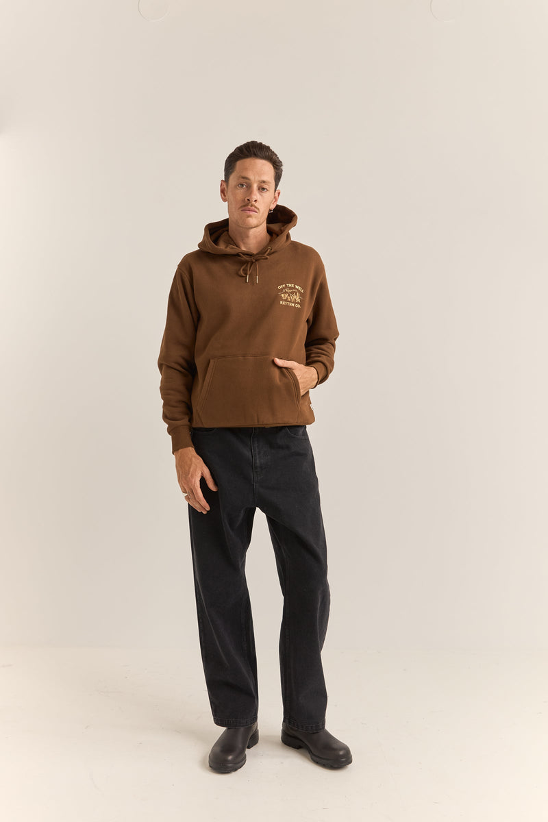 Worn Path Fleece Hood Brown