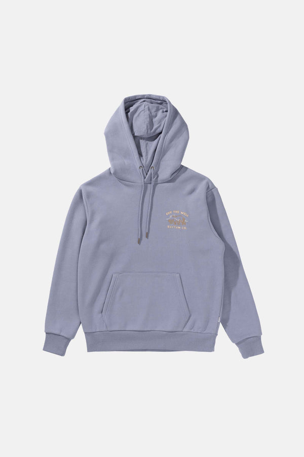 Worn Path Fleece Hood Sea Blue