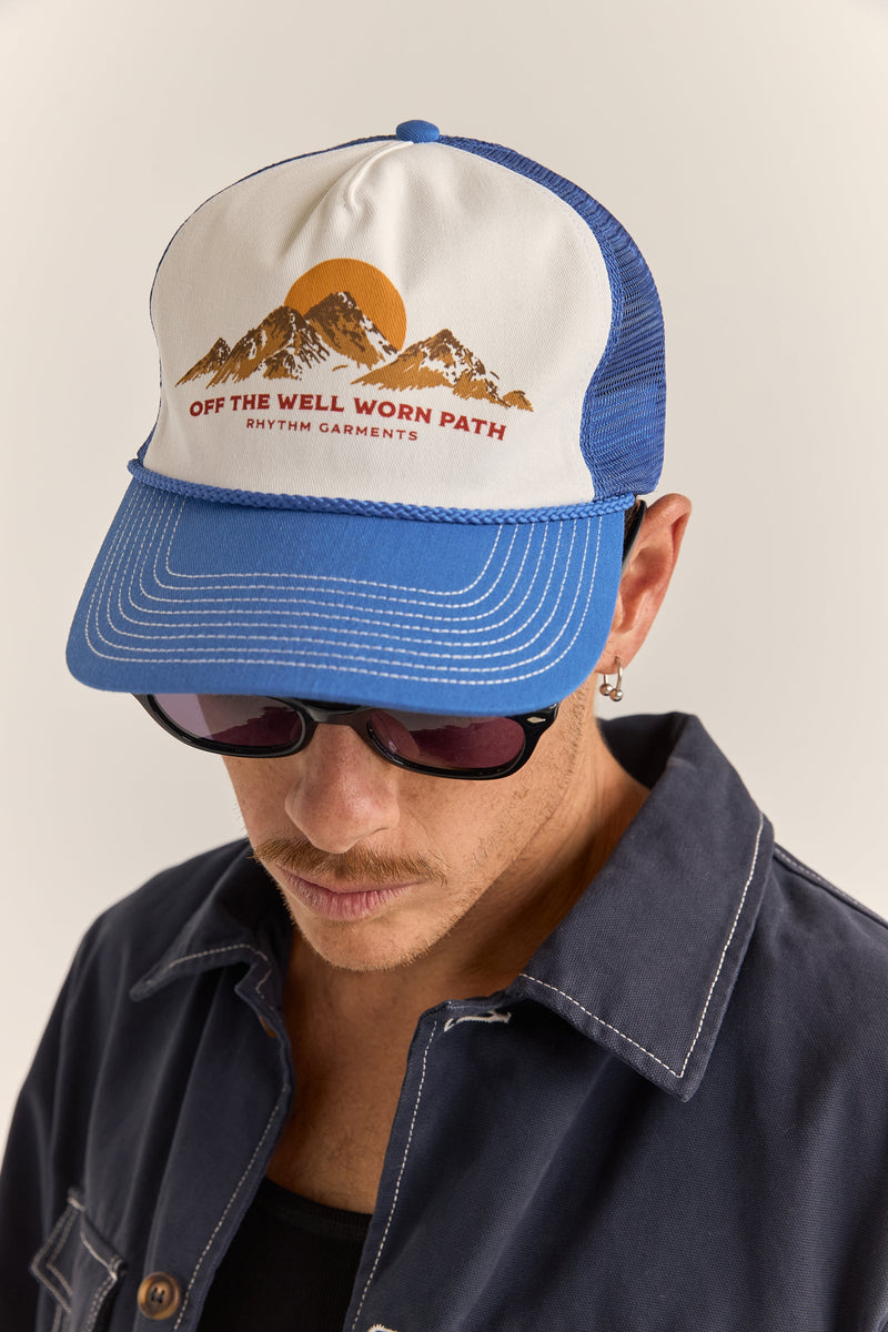 Hills Trucker Cap Vintage Blue