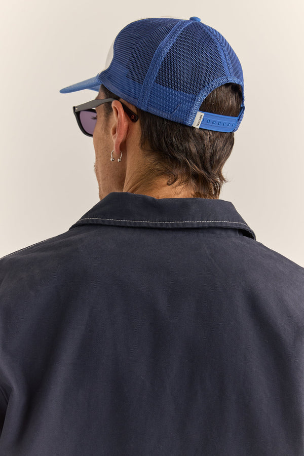 Hills Trucker Cap Vintage Blue