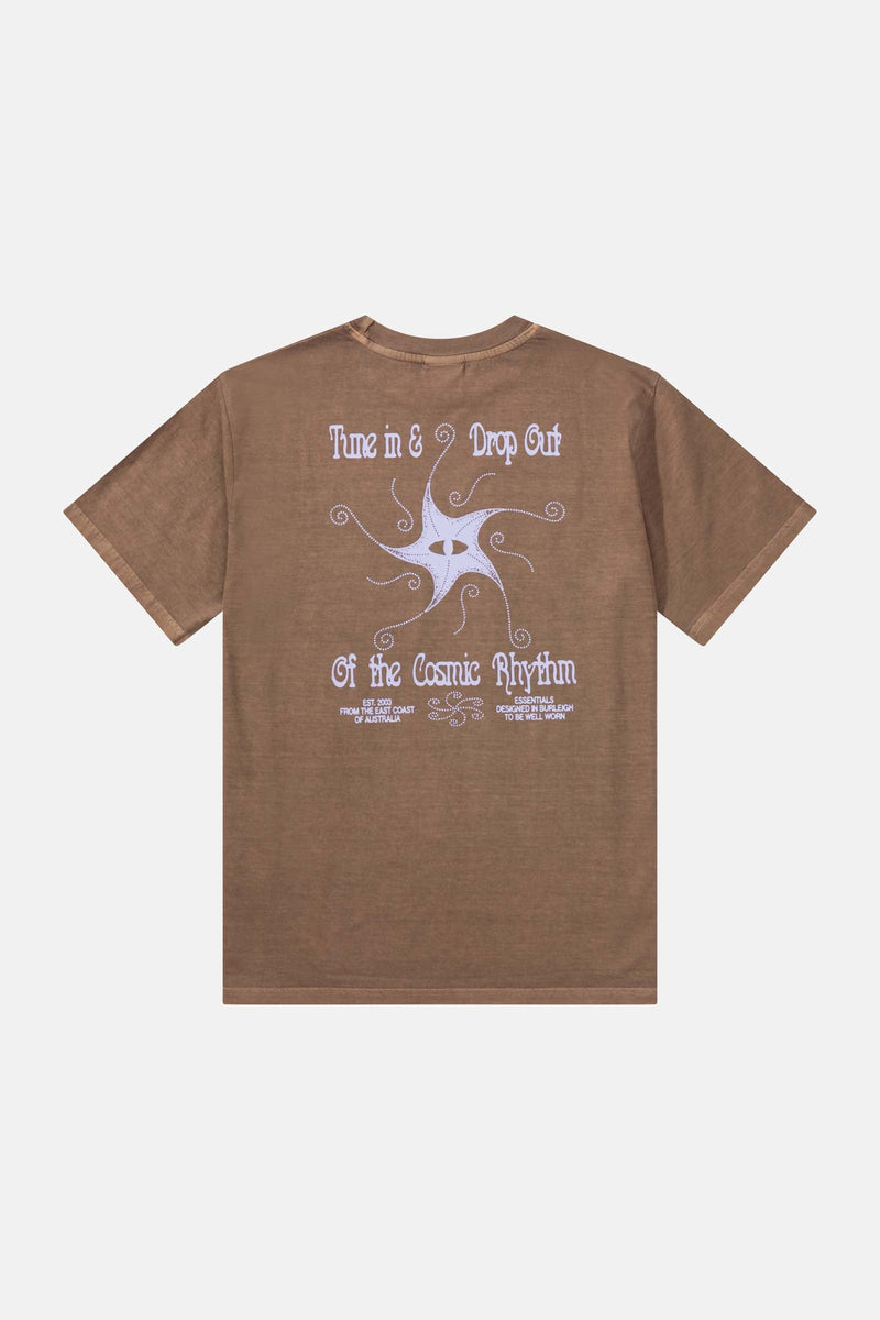 Star Vintage Ss T-Shirt Brown