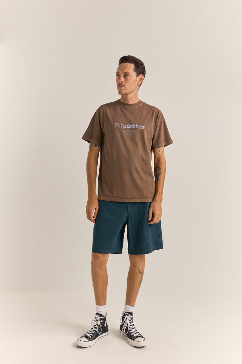 Star Vintage Ss T-Shirt Brown