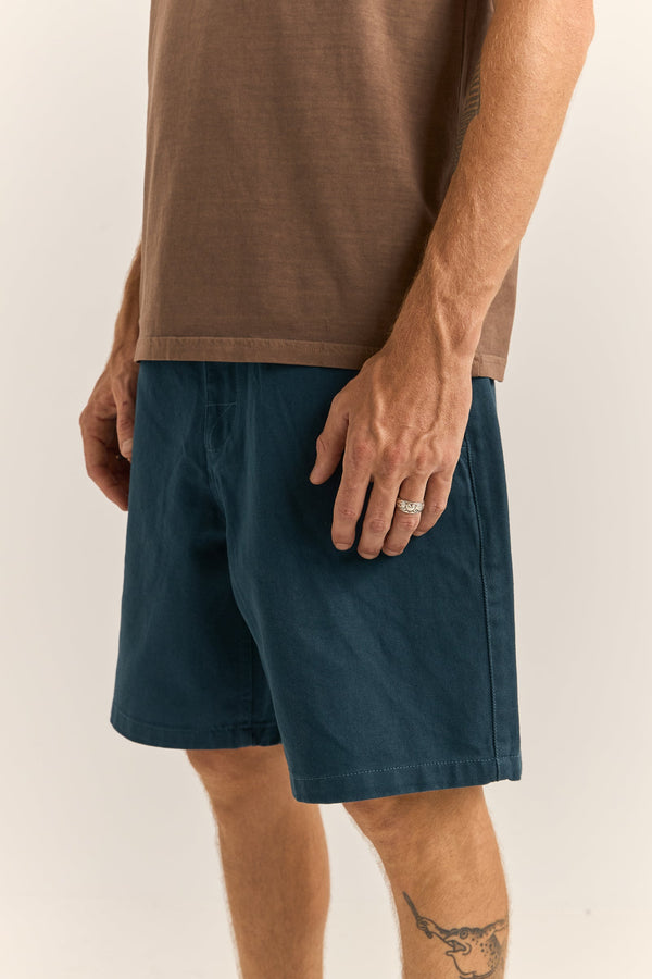 Essential Twill Short Petrol