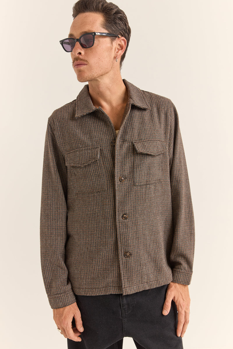 Fleck Overshirt Earth