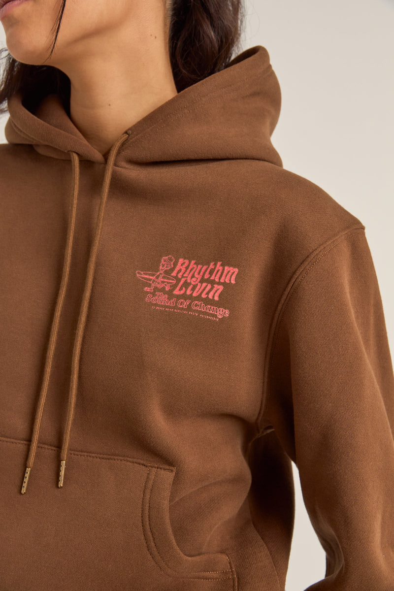 The Sound Of Change Hoodie Brown