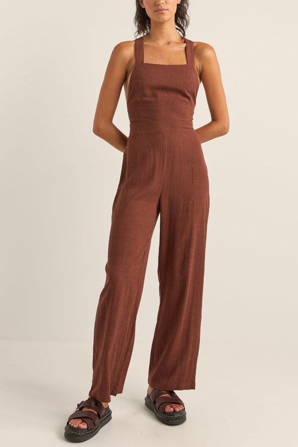 Cabana Jumpsuit Chocolate