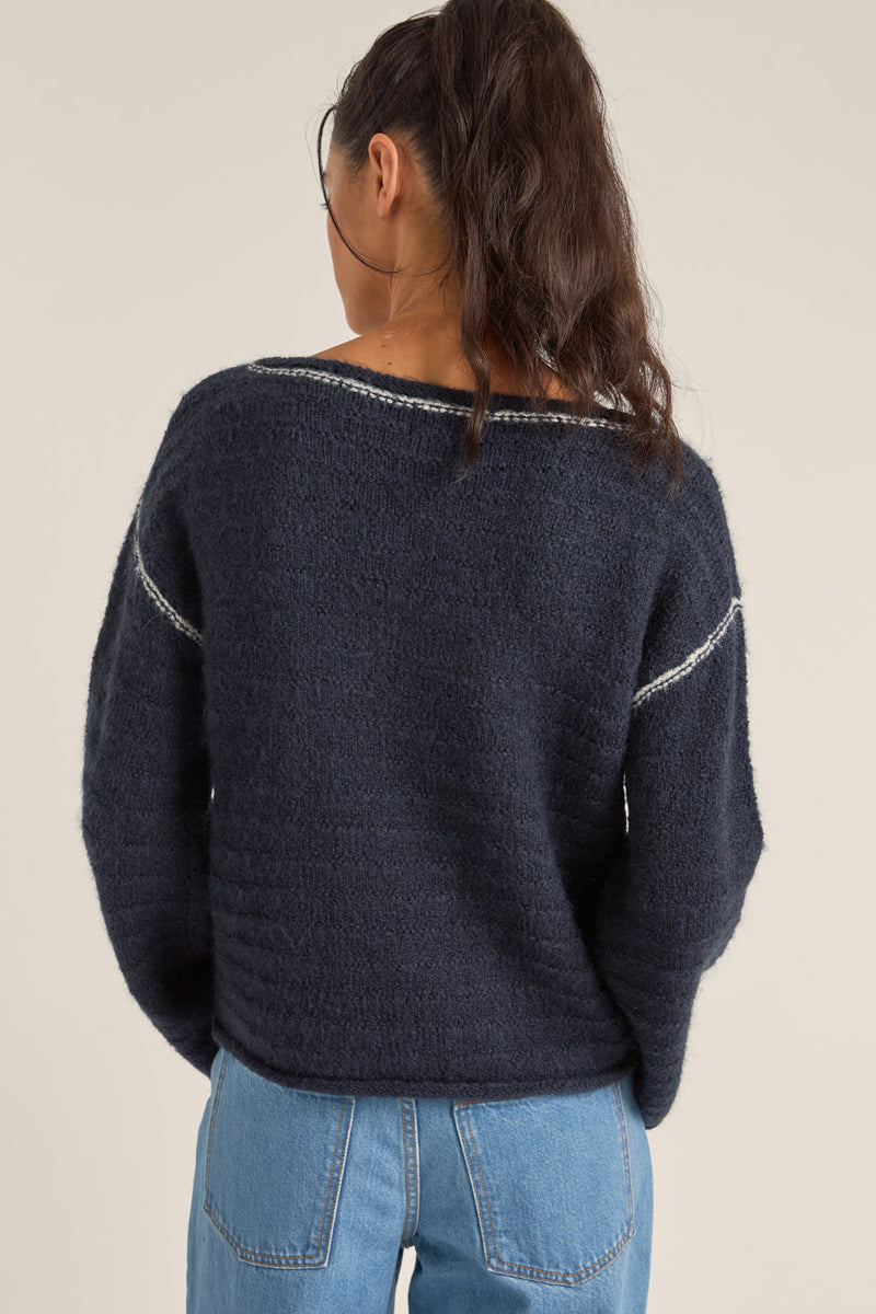 Baklava Knit Navy