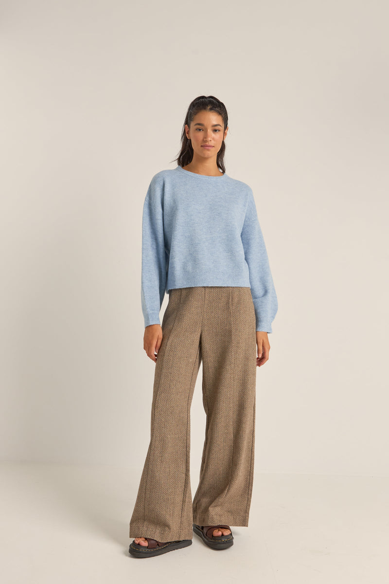 Powder Knit Jumper Powdered Blue