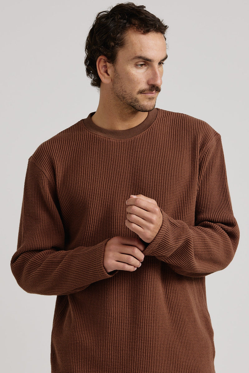 Waffle Knit Chocolate