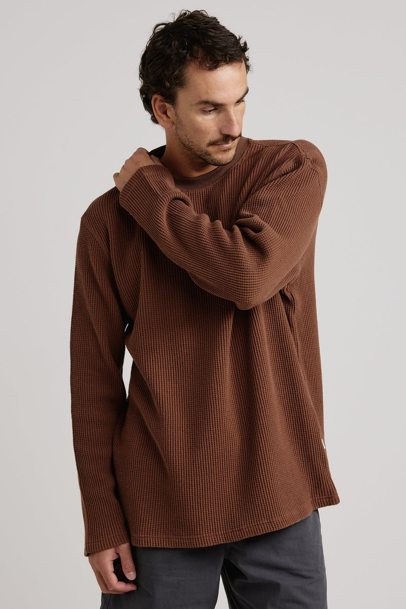 Waffle Knit Chocolate