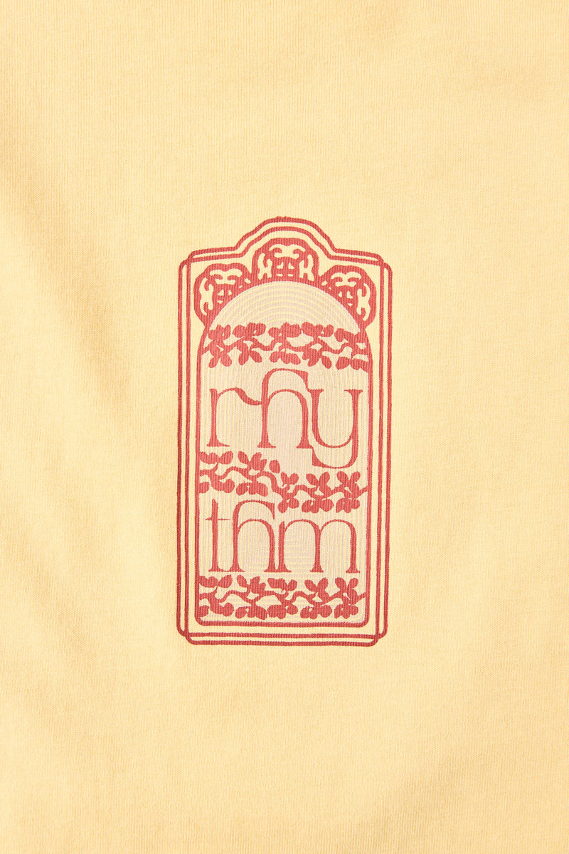 Pressed Petal Ringer T-Shirt Sunset Yellow