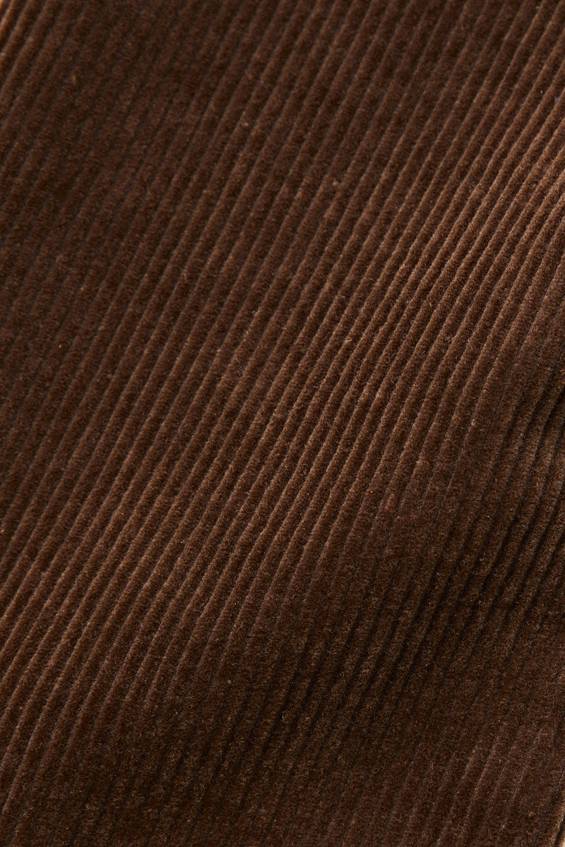 Luca Cord Shacket Chocolate